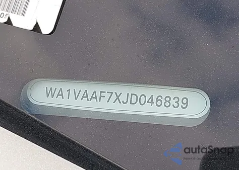 2018 Audi Q7 3.0T Premium из США, поврежденный, VIN WA1VAAF7XJD046839